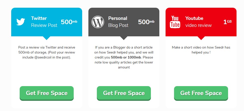 Seedr invite for space